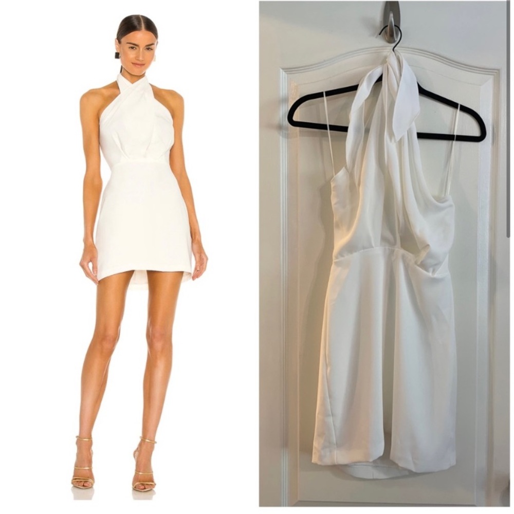 Amanda Uprichard Mezcal Dress in Ivory Sz XS Mini Revolve